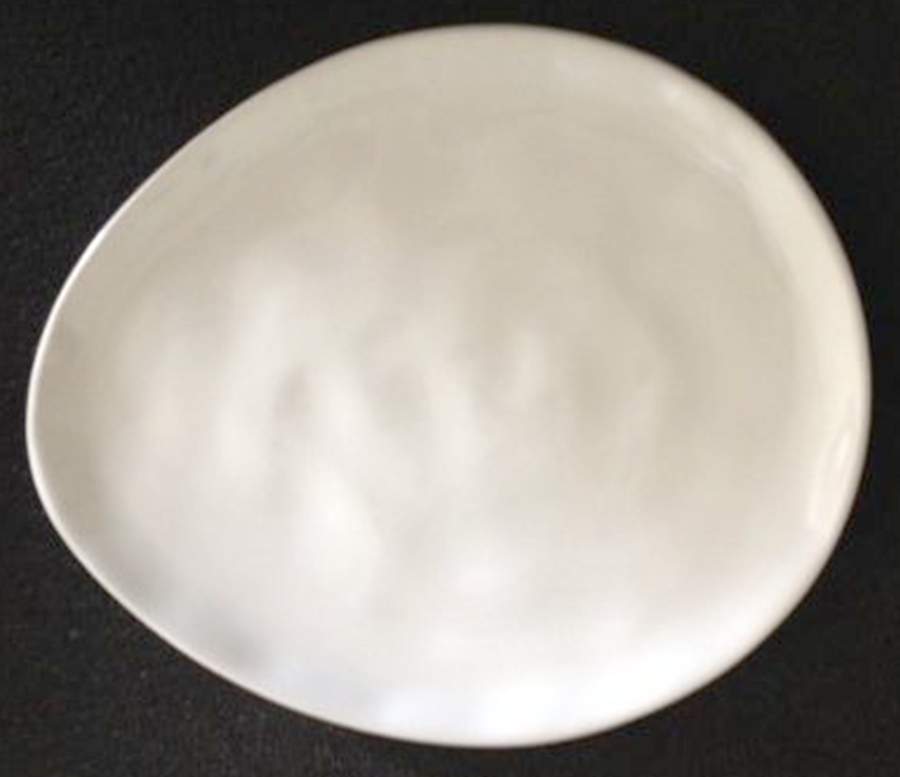 Wilma White Appetizer Plate by Crate & Barrel-1