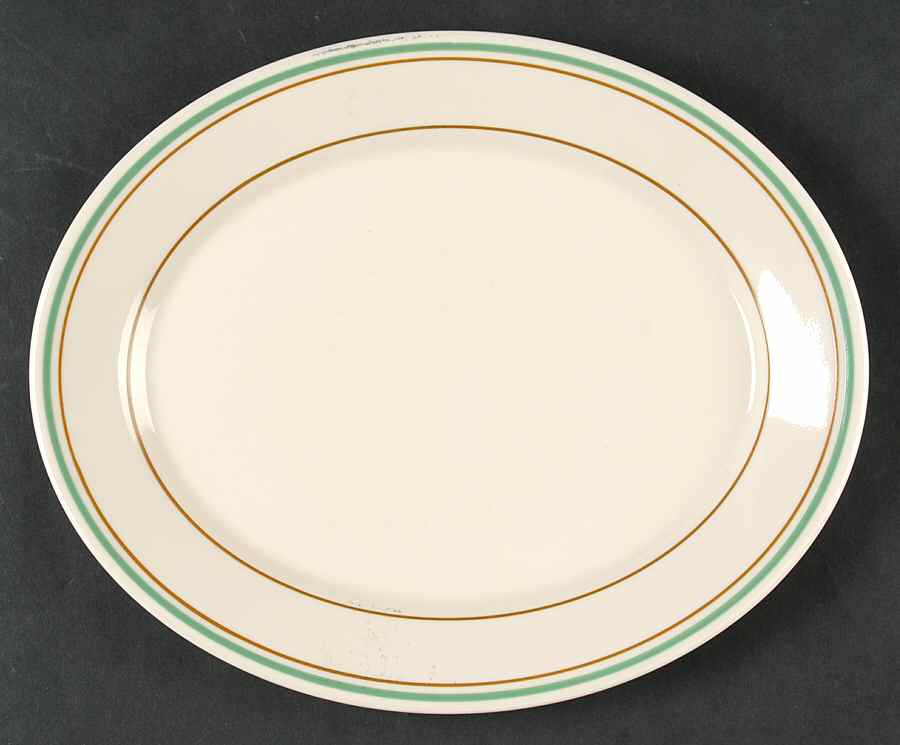 COR196 9" Oval Serving Platter by Corning Corelle-1