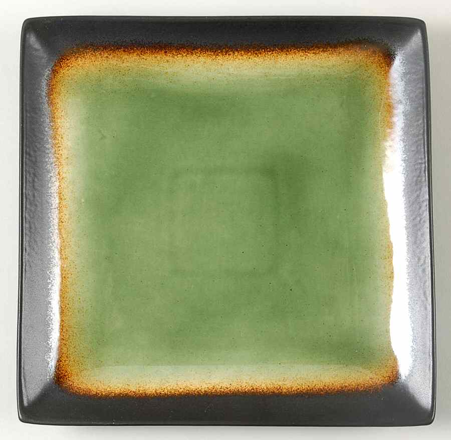 Reactive Jade Square Salad Plate by The Cellar (China)-1