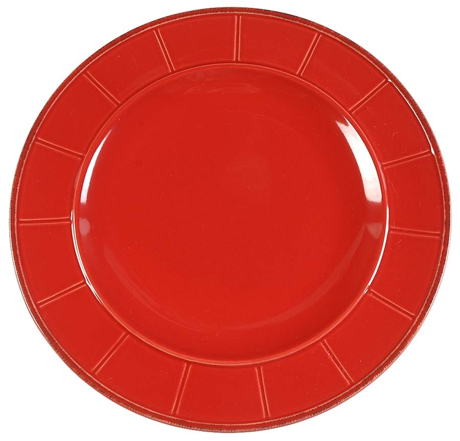 Cooper Red Dinner Plate by Country Living-1
