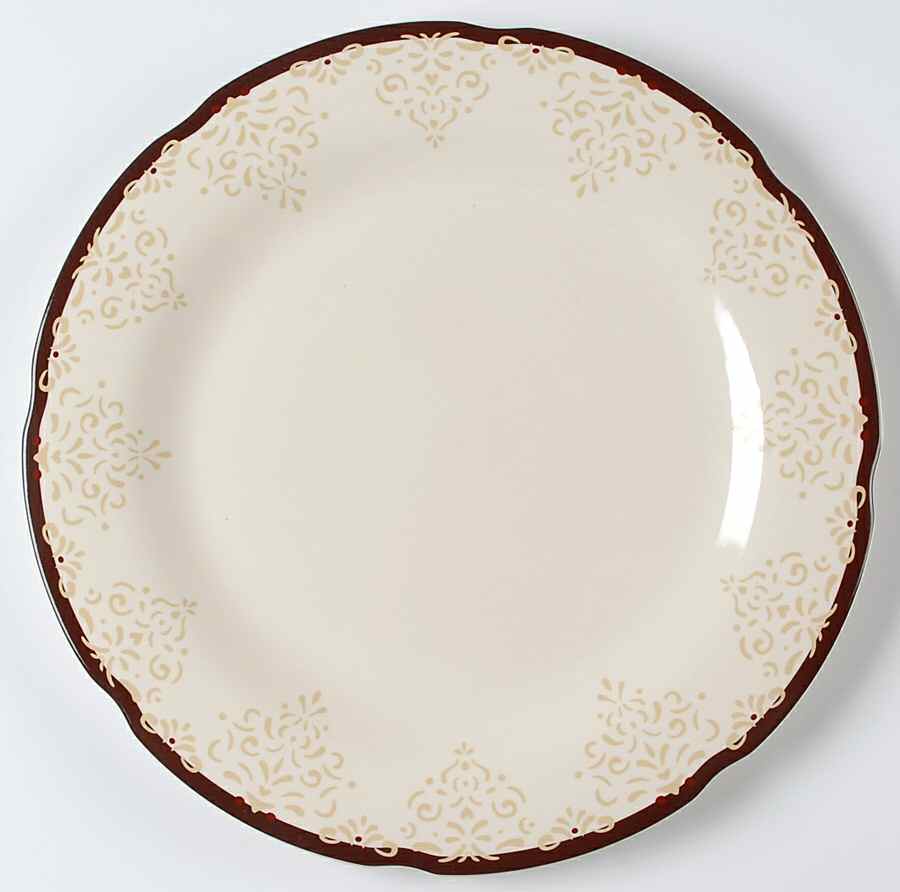 Faded Antique Dinner Plate by Country Living-1