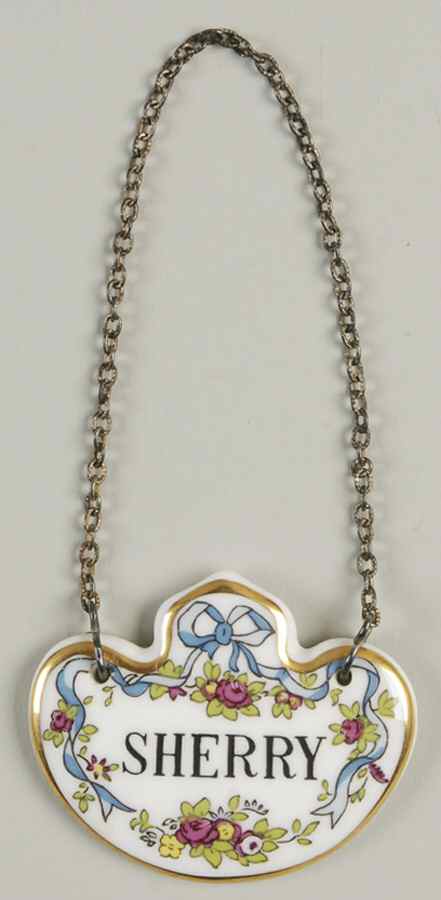 Decanter Labels Sherry Decanter Label by Coalport-1
