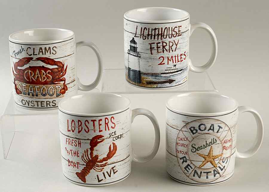 Driftwood Mug - Set of 4 by Casa Moda-1