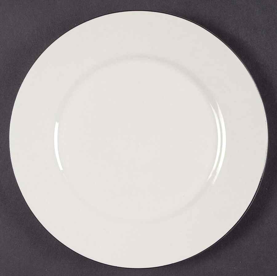 Platinum Band Salad Plate by Compton Fine China-1