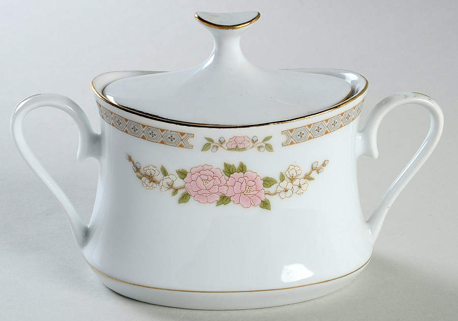 CHP26 Sugar Bowl & Lid by China Pearl-1