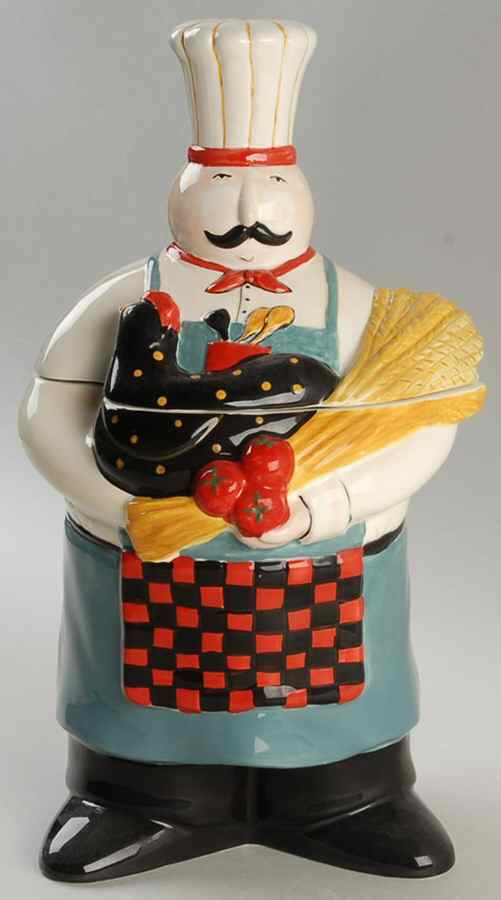 Farmers Market Figural Cookie Jar & Lid by Certified International-1