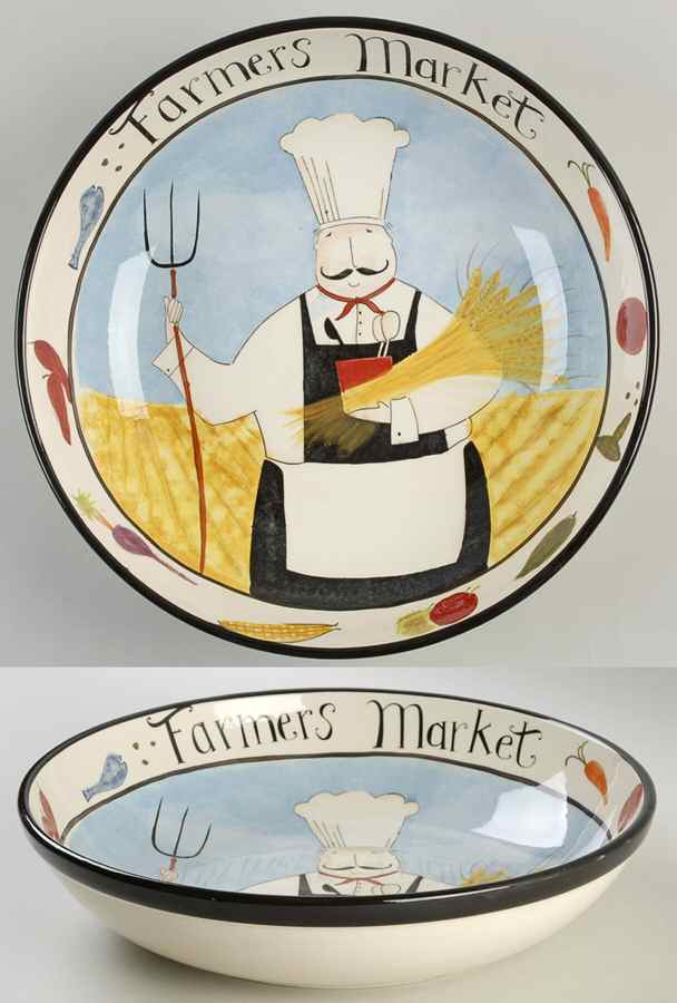Farmers Market 13" Pasta Serving Bowl by Certified International-1