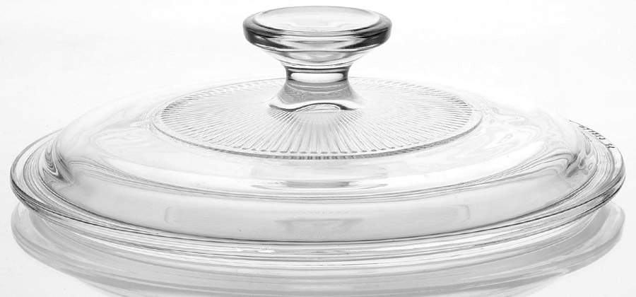 Corning & Pyrex Lids & Accessories Ice Blue Glass Lid #G-5-C by Corning Corelle-1
