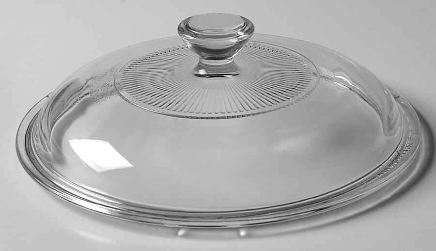 Corning & Pyrex Lids & Accessories V-15-C Clear Glass Lid by Corning Corelle-1