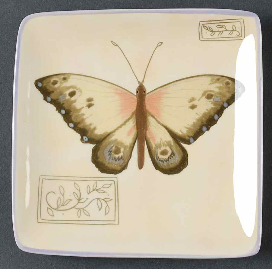 Botanical Garden Square Canape Plate by Certified International-1