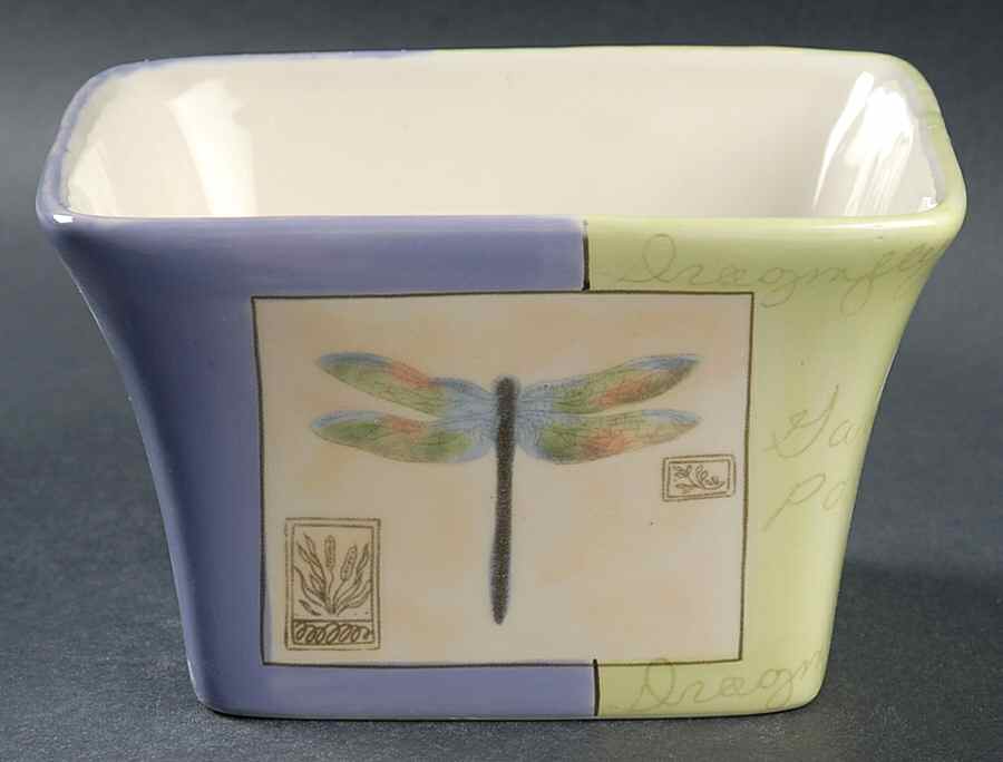 Botanical Garden Individual Square Ice Cream Dish by Certified International-1