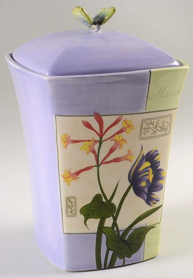 Botanical Garden Large Canister & Lid by Certified International-1