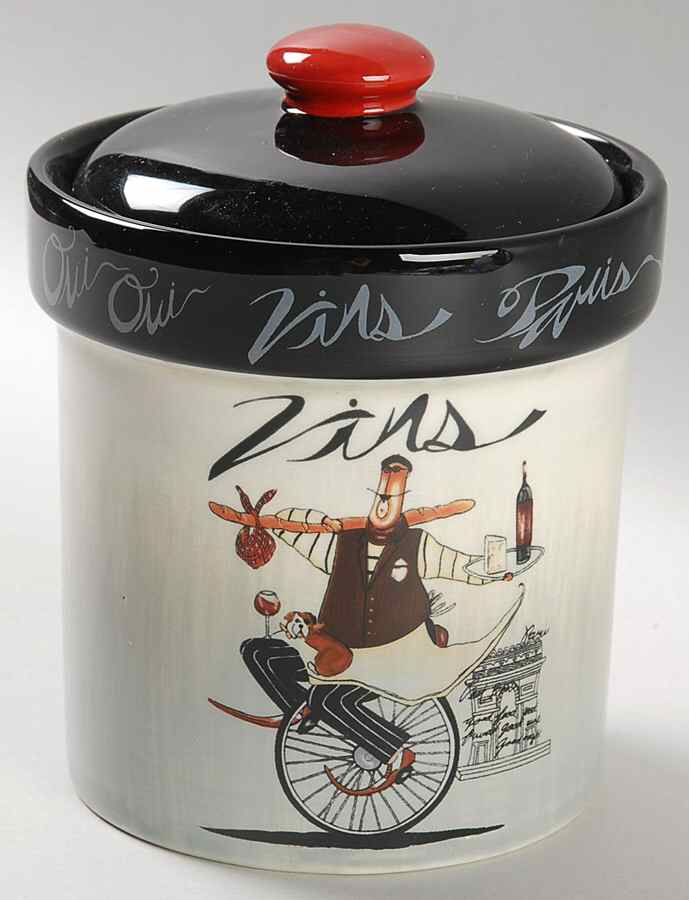 Paris Chefs Small Canister & Lid with Seal Ring by Certified International-1