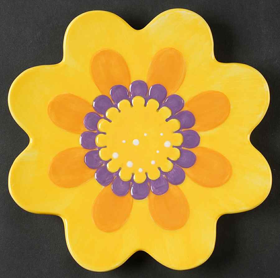 Modern Garden Figural Salad Plate by Certified International-1