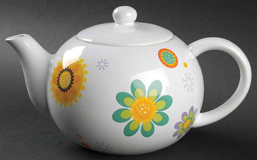 Modern Garden Teapot & Lid by Certified International-1