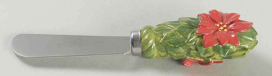 Poinsettia Figural Spreader (Dip & Spreader) by Certified International-1