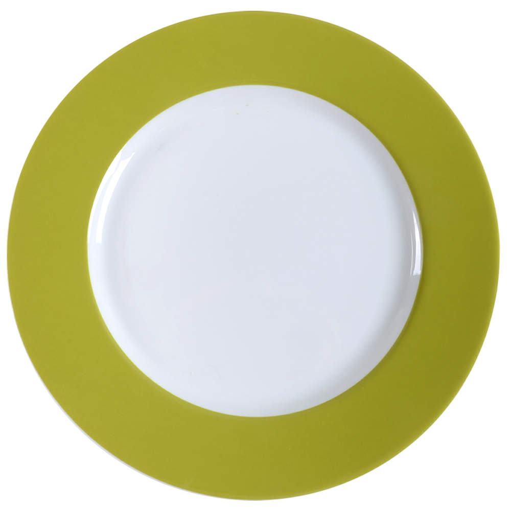 Hamptons Green Dinner Plate by Crate & Barrel-1