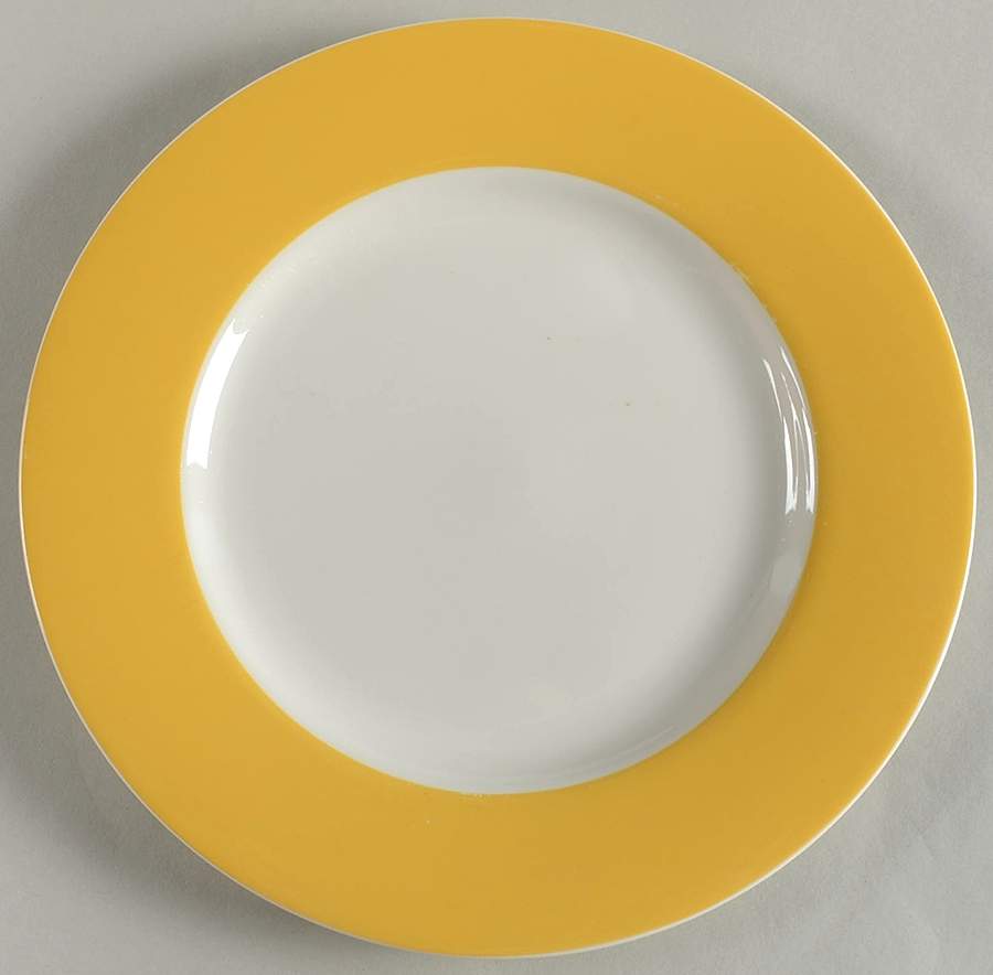 Hamptons Yellow Salad Plate by Crate & Barrel-1