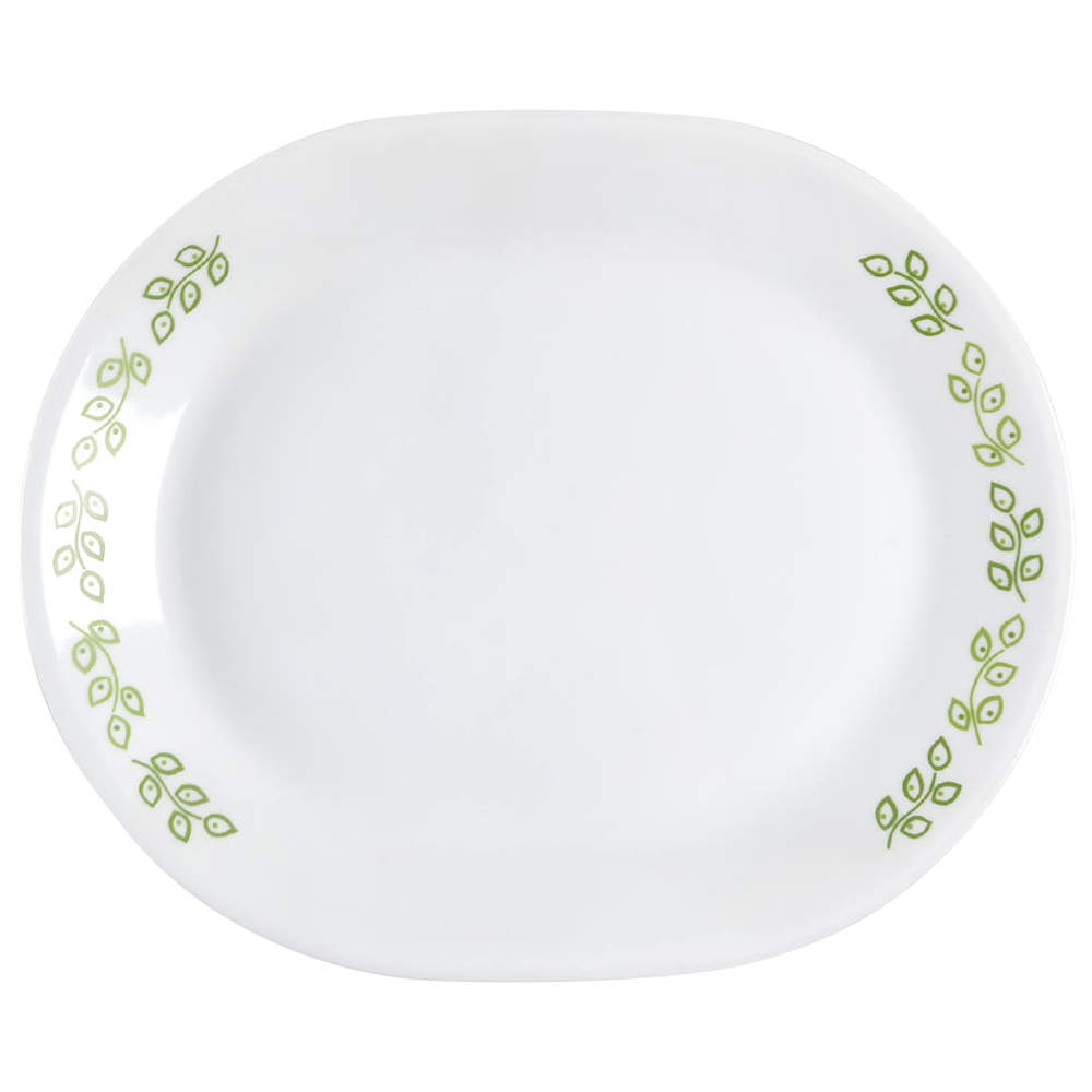 Neo Leaf (Corelle) 12" Oval Serving Platter by Corning Corelle-1