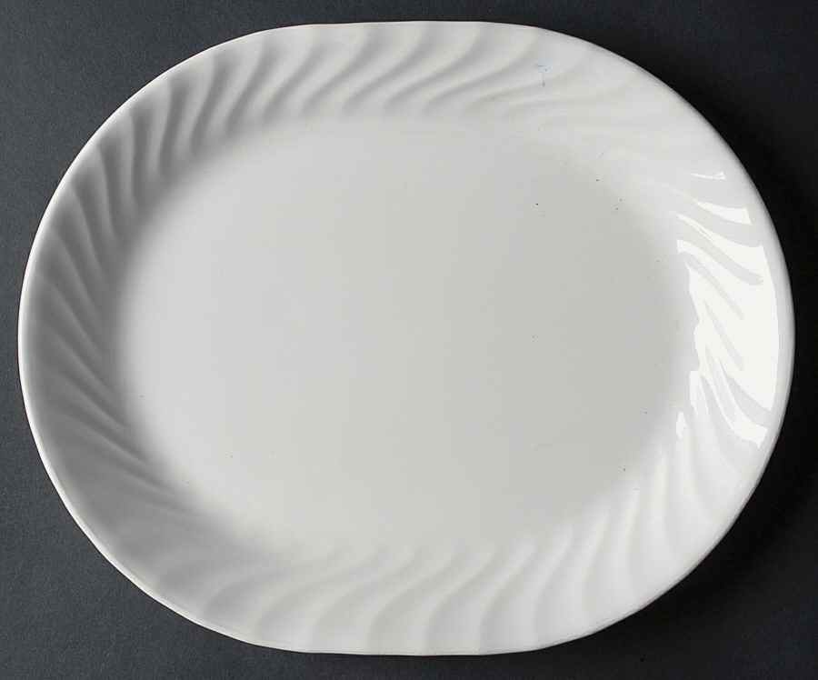 Elegance 12" Oval Serving Platter by Corning Corelle-1