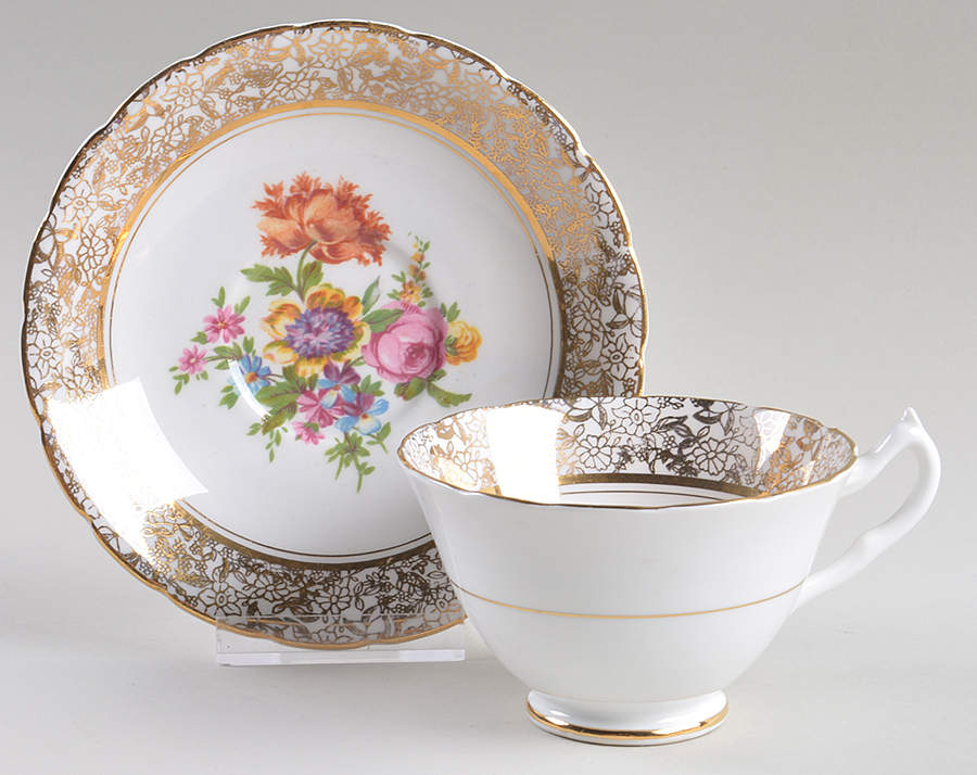 CLW25 Footed Cup & Saucer Set by Collingwoods-1