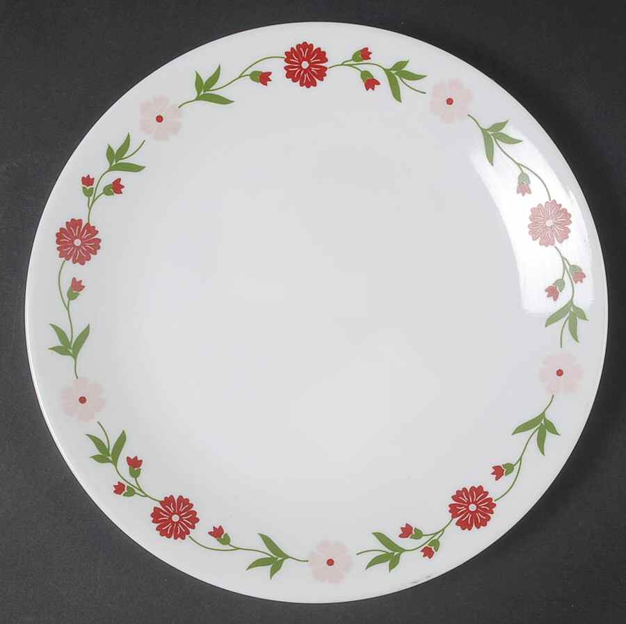 Spring Pink (Corelle) Luncheon Plate by Corning Corelle-1
