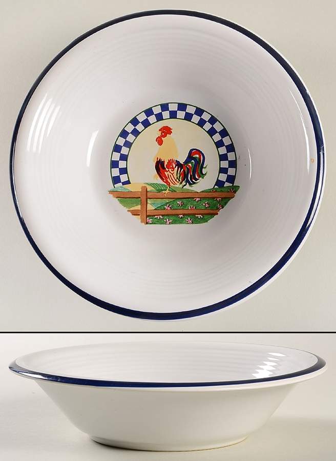 Roland's Roost Coupe Soup Bowl by Century China-1