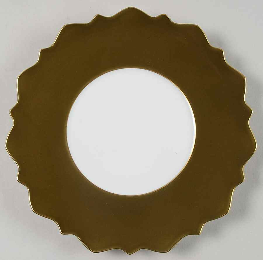 Samoa Automne Kiwi (Dark Green) Salad/Dessert Plate by Jean Louis Coquet-1