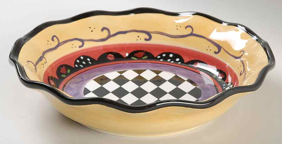 Rose Garden 9" Soup/Pasta Bowl by Certified International-1