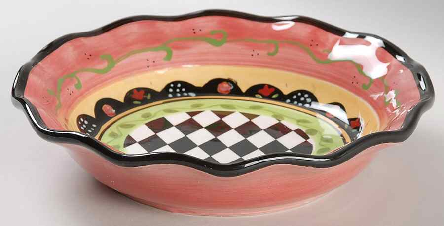 Rose Garden 9" Soup/Pasta Bowl by Certified International-1