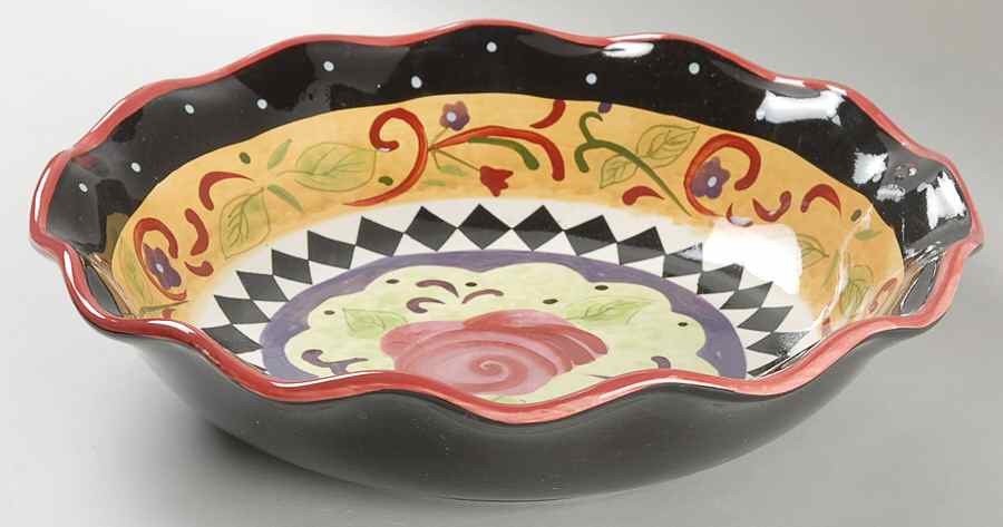 Rose Garden 12" Round Serving Bowl by Certified International-1