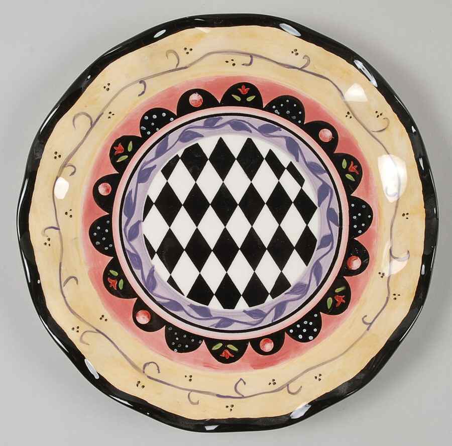 Rose Garden Salad/Dessert Plate by Certified International-1