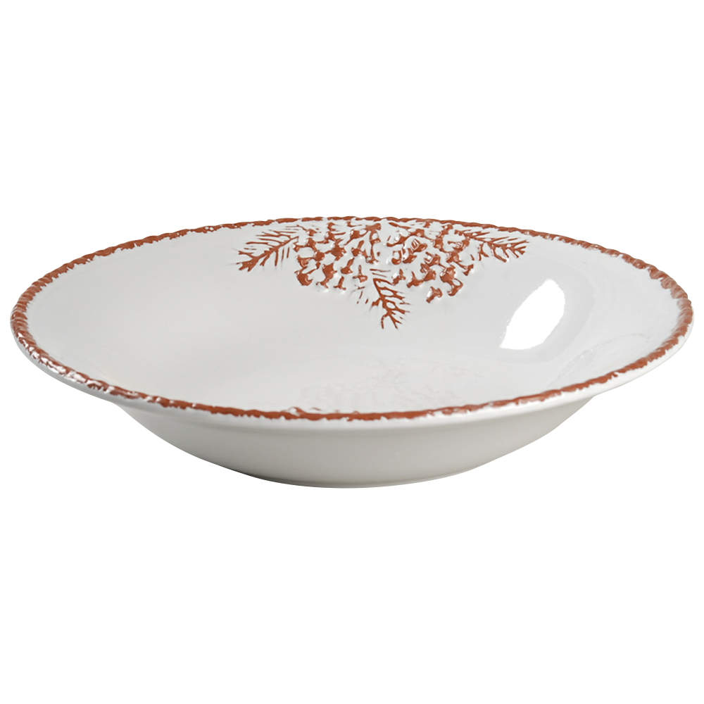 Pine Cone 9" Soup/Pasta Bowl by Certified International-1