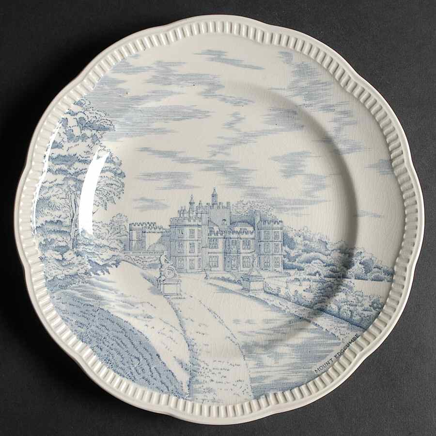 Stately Homes Dinner Plate by Crown Clarence-1