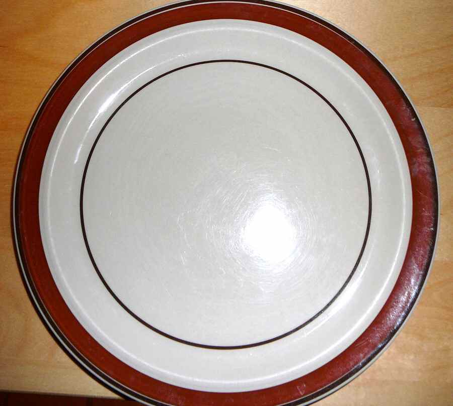 Linear Expressions Burgundy Dinner Plate by Continental Gourmet-1