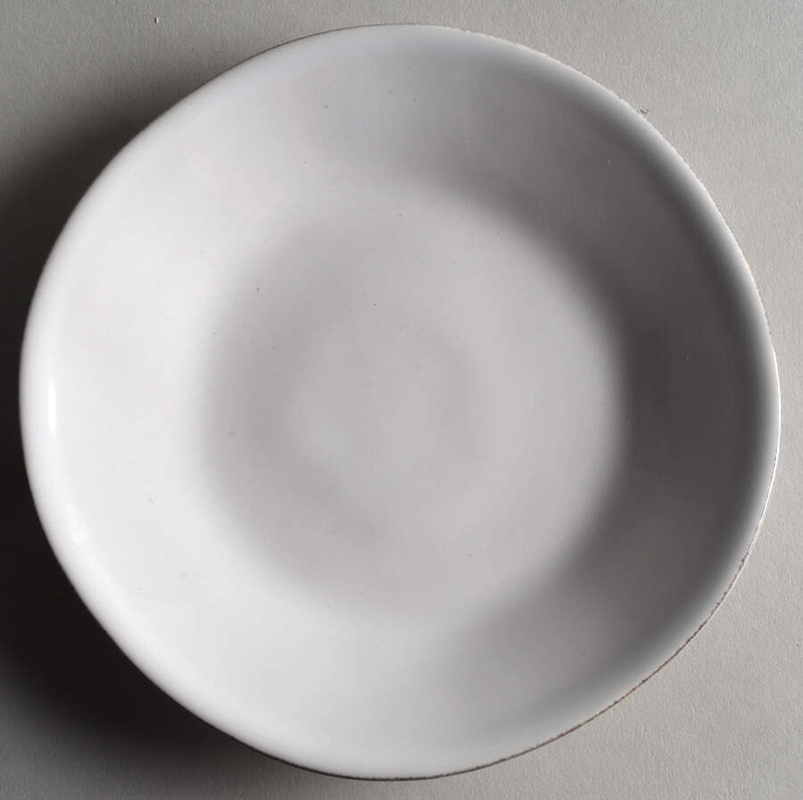 Marin White Appetizer Plate by Crate & Barrel-1