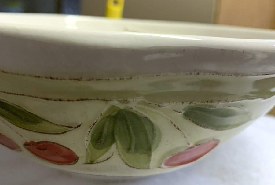 Cerise Cherry Soup/Cereal Bowl by Crate & Barrel-1