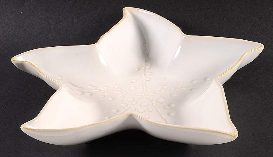 Oceanview 14" Starfish Shape Bowl by Cindy Crawford Style-1