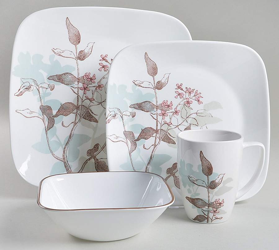 Twilight Grove (Corelle) 4 Piece Place Setting by Corning Corelle-1