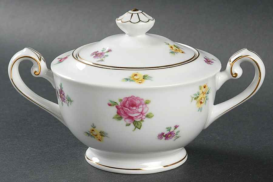 CJX4 Sugar Bowl & Lid by Castle China (Japan)-1