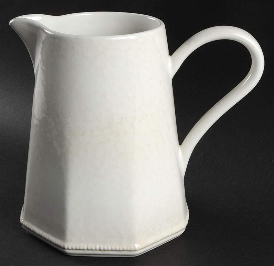 Prado White Beige 64 Oz Pitcher by Casafina-1