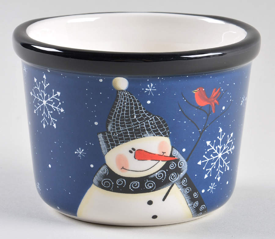 Snow Pals Blue Condiment Bowl by Certified International-1