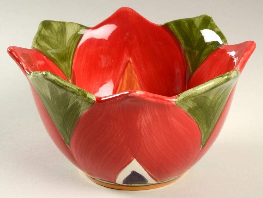 Tivoli Flower Shape Soup/Cereal Bowl by Corsica Home-1