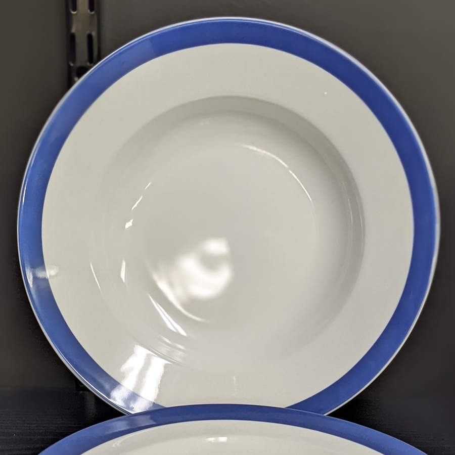 Bistro Blue Rim Soup Bowl by Corby Hall-1
