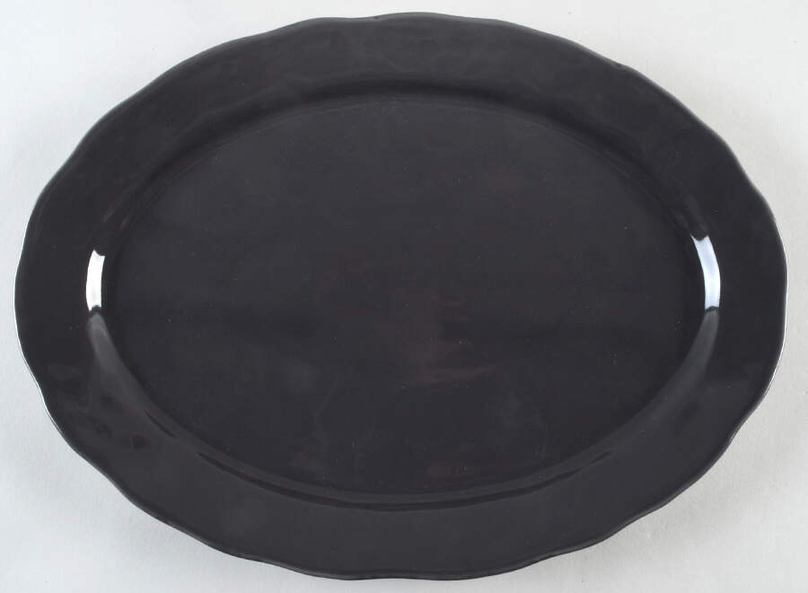 Hayes 15" Oval Serving Platter by Crate & Barrel-1
