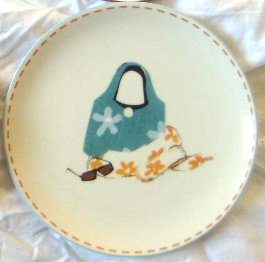 CLR58 Dessert/Pie Plate by The Cellar (China)-1