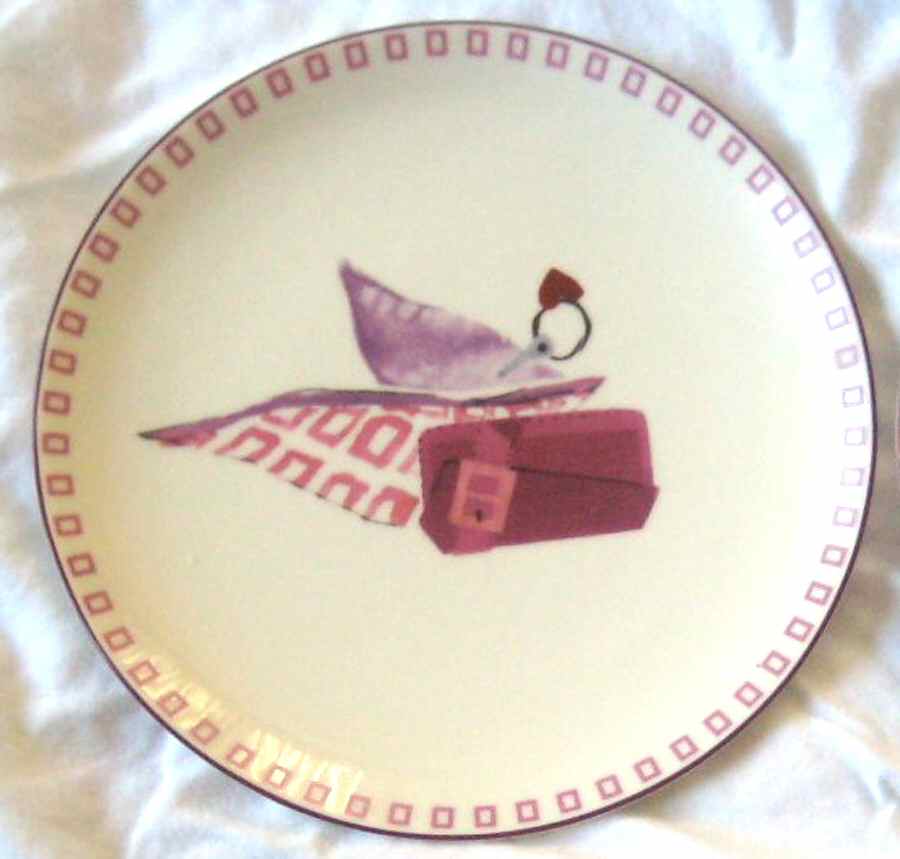 CLR58 Dessert/Pie Plate by The Cellar (China)-1