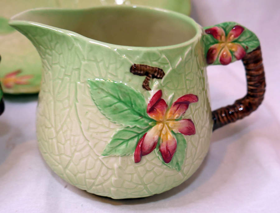 Apple Blossom Green Creamer by Carlton Ware (England)-1