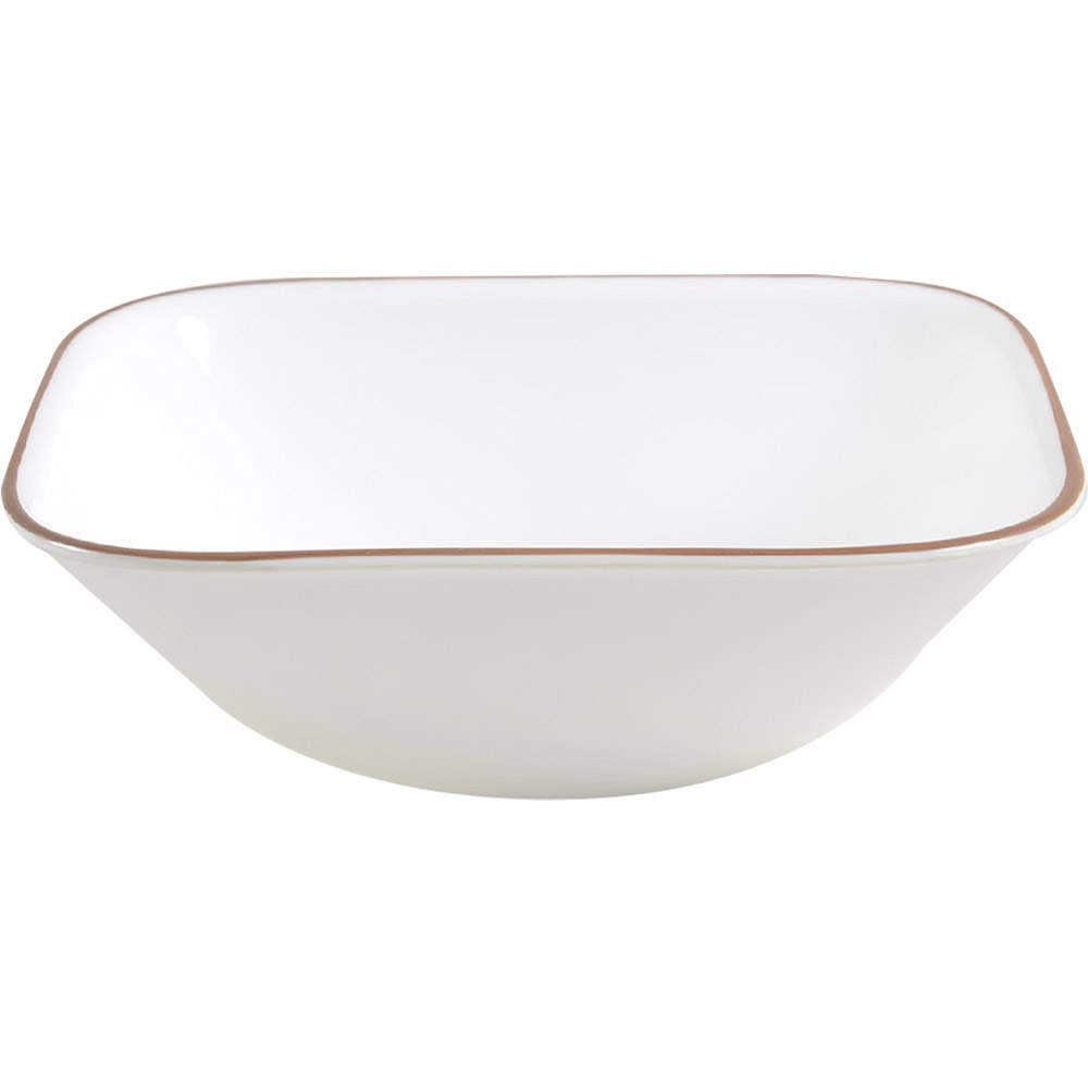 Kyoto Leaves Square Soup/Cereal Bowl by Corning Corelle-1