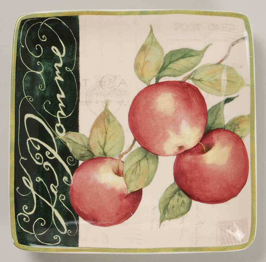 Parisian Fruit Canape Plate by Certified International-1